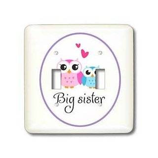 lsp_157415_2 EvaDane   Quotes   I love my big sister. Cute owls.   Light Switch Covers   double toggle switch   Wall Plates   