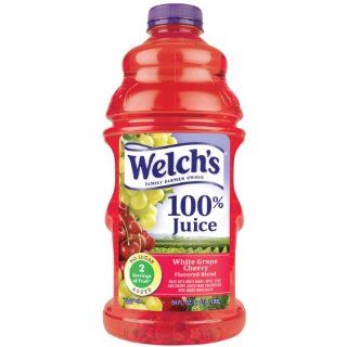 Welch's 100% White Grape Cherry Juice, 64 Ounce Bottles (Pack of 8) : White Grape And Cherry Juice : Grocery & Gourmet Food