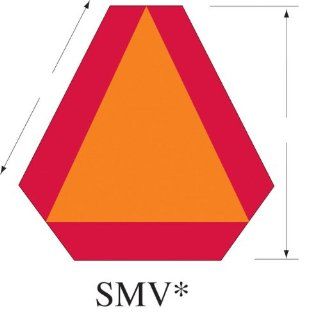 Tapco SMV Slow Moving Vehicle Marker: Industrial Warning Signs: Industrial & Scientific