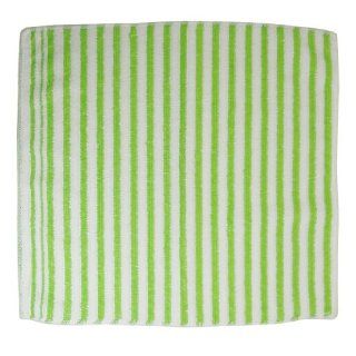 White Green Stripe Pattern Dish Bowl Washing Cleaning Cloth Towel: Health & Personal Care