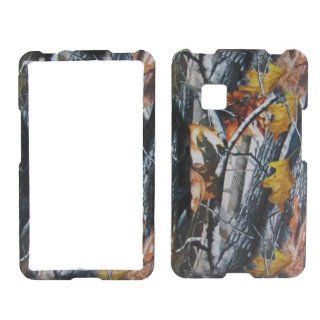 Camo Tree Camouflage Tracfone Straight Talk Net 10 Lg 840g Lg840g Snap on Rubberized Hard Phone Case Cover Accessory Protector: Cell Phones & Accessories