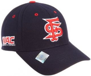 Fresno State Bulldogs Adult Adjustable Hat (navy blue, red, and white) : Baseball Caps : Sports & Outdoors