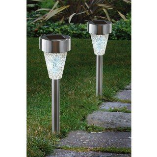 12   Pk. of Westinghouse Mosaic Solar Lights Stainless Steel  Landscape Path Lights  Patio, Lawn & Garden