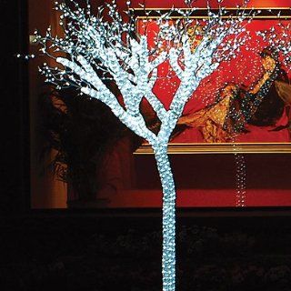 Giant Lighted LED Commercial Grade Ice Tree Christmas Decoration Display 8'  Yard Art  Patio, Lawn & Garden
