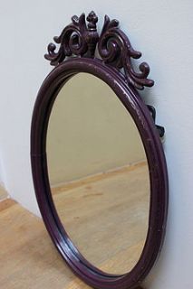 aubergine baroque mirror by the forest & co
