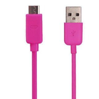 Importer520 Hot Pink 3Ft Micro USB Data Cable Charger for Samsung Galaxy i9300 i9100 i9220 i9000 S3 HTC One S / V / X / VL Phone Universal Mobile Phone MP3 MP4 F65: Cell Phones & Accessories