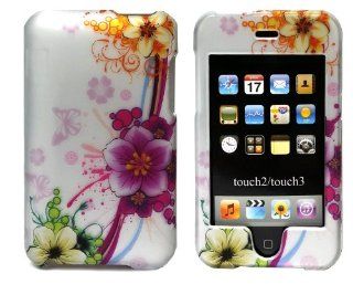 Importer520 Mixed Funky Flower Design Crystal Hard Skin Case Cover for Apple Ipod Touch 2nd and 3rd Generation 8gb 16gb 32gb 64gb : MP3 Players & Accessories