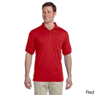 Gildan Gildan Mens Dry Blend Jersey Polo Shirt Red Size XXL