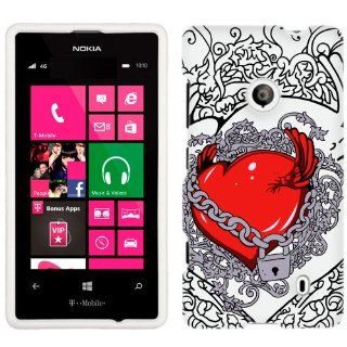 Nokia Lumia 521 Secret Love on White Phone Case Cover: Cell Phones & Accessories