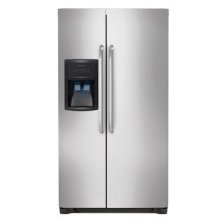 Frigidaire 22.6 cu ft Side by Side Refrigerator with Single Ice Maker (Stainless Steel) ENERGY STAR