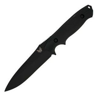 Nimravus, Black Aluminum Handle, Black Blade, Nylon Sheath : Tactical Fixed Blade Knives : Sports & Outdoors