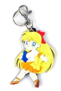 Sailor Moon Sailor Venus Diecut PVC Keychain GE30010: Toys & Games