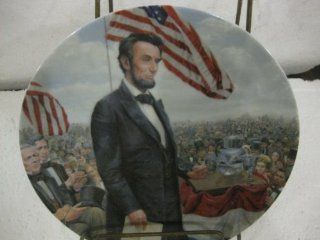 Edwin M. Knowles  The Gettysburg Address   First Issue in Lincoln, Man of America  8.5" diameter   by Mort Kunstler 1986: Toys & Games