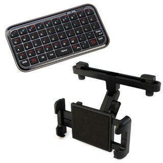 iKross Easy Adjustable Car Headrest Mount Holder plus Bluetooth Keyboard All Tablets: Microsoft Surface Pro 3 ; Dell Venue 7 / 8 ; Samsung Galaxy Tab S 10.5 / 8.4 ; LG G Pad 10.1 (V700/V710): Computers & Accessories
