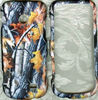 Camo Tree rubberized Samsung T528G Straight Talk Phone Case: Cell Phones & Accessories