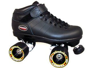 Riedell Carrera Black Mens Boys Ladies Womens Girls Kids Childrens Youth Quad Speed Roller Skates : Sports & Outdoors