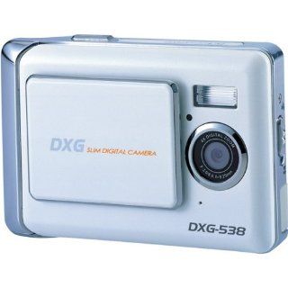 DXG DXG 538W 5.0 MegaPixel Ultra Slim Camera with 2.4 Inch LCD (White Metallic)  Point And Shoot Digital Cameras  Camera & Photo
