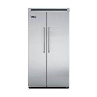 Viking VISB542SS   Stainless Steel 42"Quiet Cool(TM) Side by Side Refrigerator/Freezer   VISB (42"wide): Appliances