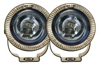 Navigator NV 538W 3 3/8" Round Driving Light w/ Blue LED Accent Ring: Automotive
