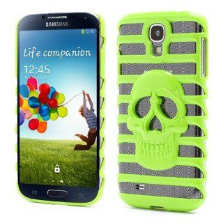 JUJEO Hollow Ladder Skull Plastic Shell for Samsung Galaxy S4g SCH I545 i9500   Non Retail Packaging   Green: Cell Phones & Accessories
