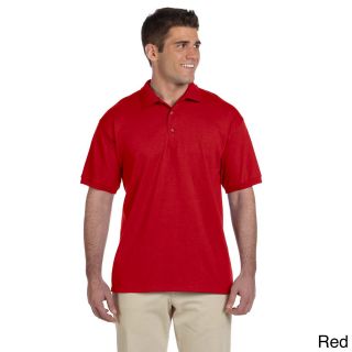 Gildan Gildan Mens Ultra Cotton Jersey Polo Shirt Red Size XXL