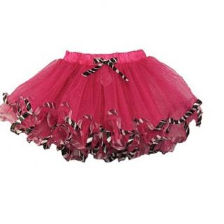 Baby Girls Dancewear Hot Pink Zebra Print Tutu 18M : Infant And Toddler Dresses : Baby