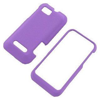 Purple Rubberized Protector Case for Motorola DEFY XT XT556: Cell Phones & Accessories