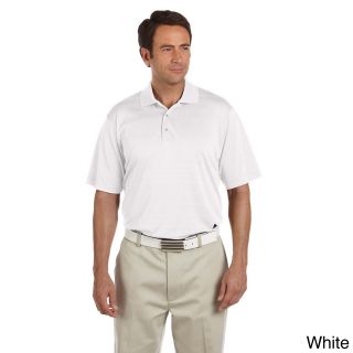 Adidas Golf Mens Climalite Textured Short sleeve Polo White Size XXL