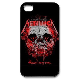 LVCPA Famous Heavy Metal Band Metallica Printed Hard Plastic Case Cover for Iphone 4/Iphone 4S (7.04)CPCTP_553_16: Cell Phones & Accessories
