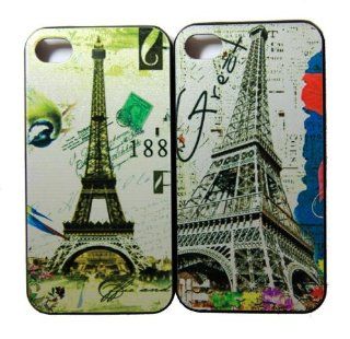 Demarkt Design Series A22Paris Eiffel Tower Image Hard Case for iPhone 4 & 4s((COLOR RANDOM DISTRIBUTION)) Cell Phones & Accessories