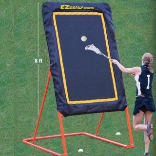 EZGoal Lacrosse Folding and Tilting Rebounder, 8 Feet, Orange : Sports & Outdoors