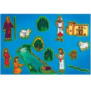Beginners Bible   Moses Flannelboard Figures   Pre Cut: Toys & Games