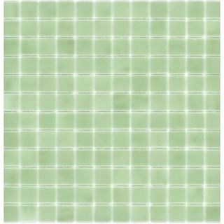 Elida Ceramica Recycled Cucumber Glass Mosaic Square Indoor/Outdoor Wall Tile (Common: 12 in x 12 in; Actual: 12.5 in x 12.5 in)