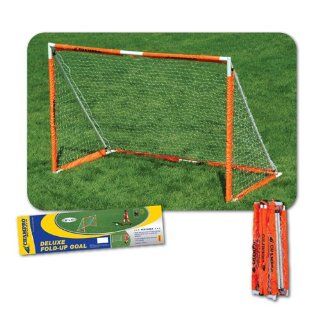 Champro Fold Up Soccer Goal (Orange, Large/6 x 4 Feet) : Sports & Outdoors