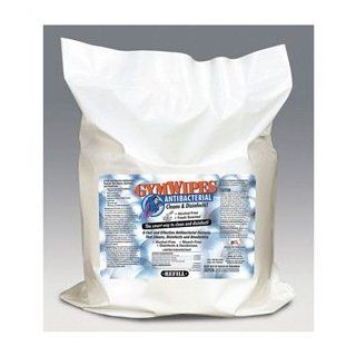 GYM WIPES 2XL   101 Gym Equipment Wipes Refill,8 x 6 In: Health & Personal Care