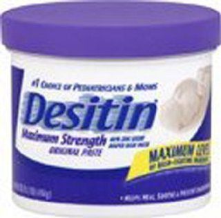 Desitin 40% Zinc Oxide Maximum Strength Diaper Rash Paste, 16 oz (Pack of 2): Health & Personal Care