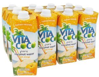 Vita Coco Coconut Water With Orange, 16.9 oz : Grocery & Gourmet Food