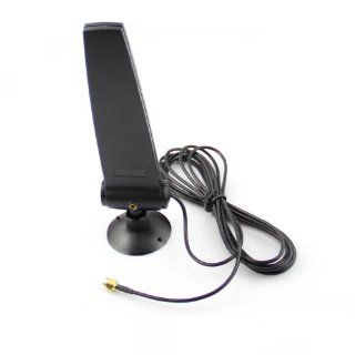2.4Ghz 16Dbi Wifi Antenna Booster Wlan Rp Sma With 3M Cable For Modem Pci Router: Computers & Accessories
