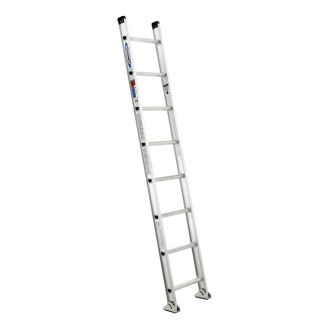Werner 8 ft Aluminum 300 lb Type IA Straight Ladder