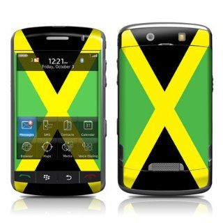 Jamaican Flag Design Protective Skin Decal Sticker for BlackBerry Storm 9530 Cell Phone: Cell Phones & Accessories