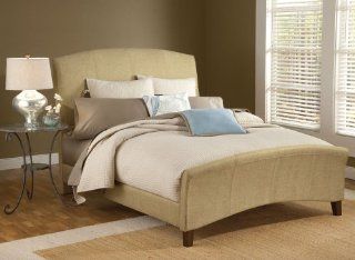 Hillsdale Furniture 1728BQR Edgerton Bed Set with Rails, Queen, Beige Tweed: Home & Kitchen