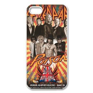 CTSLR iphone 5 Case   Hard Plastic Back Case for iphone 5  1 Pack   Music Band Def Leppard (17.30)   22 Cell Phones & Accessories