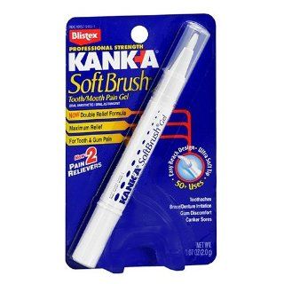 Kanka Professional Strength Soft Brush Tooth/Mouth Pain Gel .07 oz (2 ml): Health & Personal Care