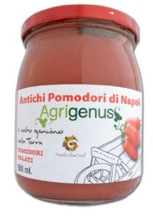 Agrigenus Peeled Plum Tomatoes  580ml Glass Jar : Canned And Jarred Peeled Tomatoes : Grocery & Gourmet Food