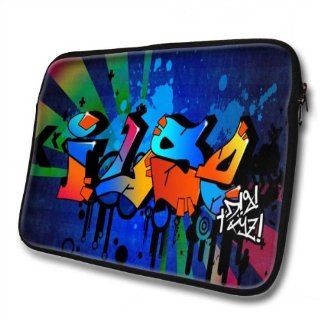 "Graffiti Names" designed for Ilse, Designer 14''   39x31cm, Black Waterproof Neoprene Zipped Laptop Sleeve / Case / Pouch.: Cell Phones & Accessories