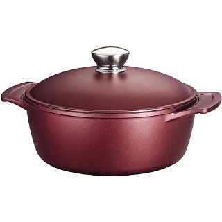 Tramontina Limited Editions LYON 24 oz. Covered Mini Cocotte   Garnet: Kitchen & Dining