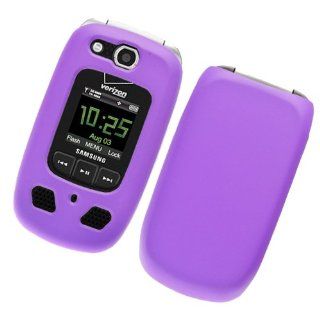 Samsung Convoy 2 Rubber Case Purple 05: Cell Phones & Accessories