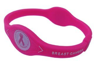 NEON HOT PINK Breast Cancer Awareness Bracelet Wristband Pink Ribbon (Large, 8") Power   Energy   Strength   Balance [NEON SERIES   LIMITED EDITION   LIMITED AVAILABILITY]: Jewelry
