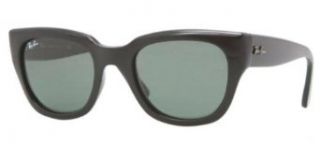 Ray Ban RB4178 Sunglasses 601/71 5221   Black Frame, Green RB4178 601 71 52: Shoes