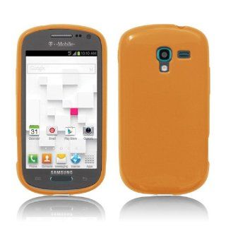 Orange Sorbet Flexible and Soft TPU Silicon Case for Samsung Galaxy Exhibit T599 by ThePhoneCovers: Cell Phones & Accessories